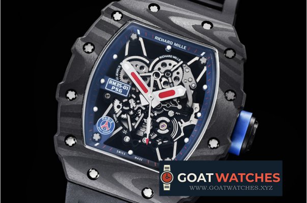 Richard Mille - RM035-02 Rafael Nadal FC/VRU Black/Blue C Miyota Mod