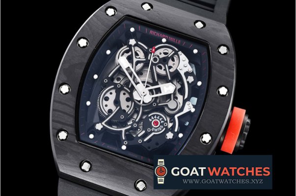 Richard Mille - RM055 Bubba Watson FC/RU Skeleton Blk MY9015 Mod