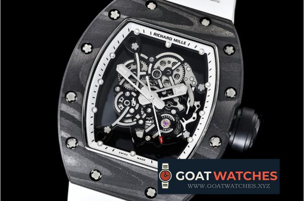 Richard Mille - RM055 Bubba Watson FC/TI/RU Skeleton Wht MY8215 Mod