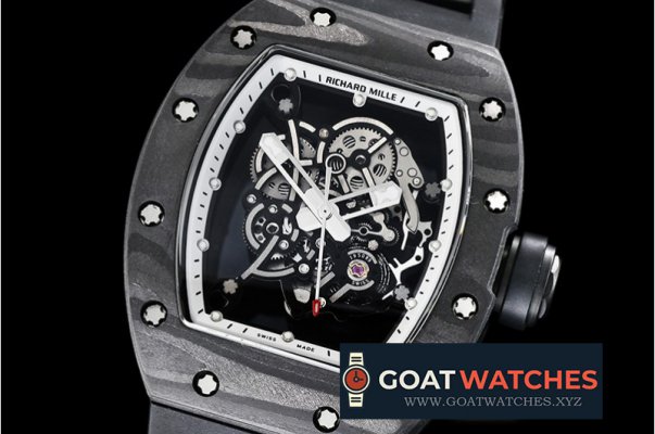 Richard Mille - RM055 Bubba Watson FC/TI/BRU Skeleton Wht MY8215 Mod