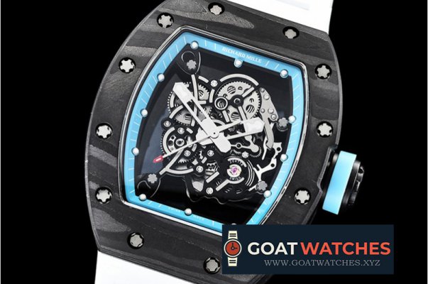 Richard Mille - RM055 Bubba Watson FC/VRU Skeleton Blue KVF MY8215 Mod