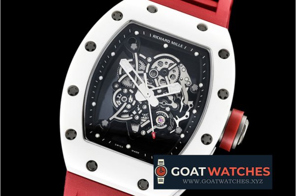 Richard Mille - RM055 Bubba Watson CER/VRU Red Skele KVF MY8215 Mod