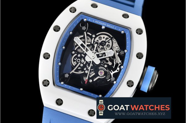 Richard Mille - RM055 Bubba Watson CER/VRU Blue Sk Blue KVF MY8215 Mod