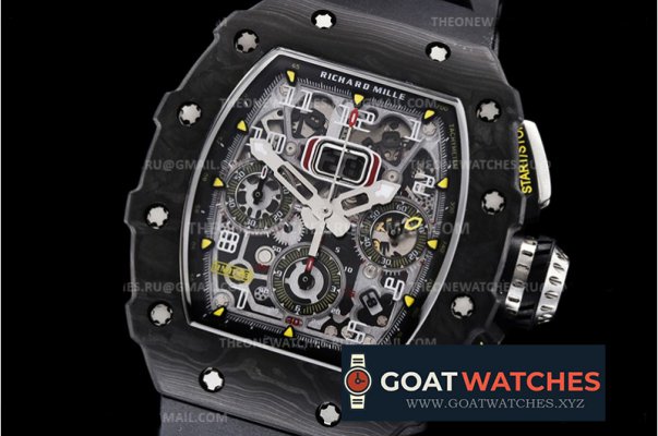 Richard Mille - RM011-03 Auto Flyback Chrono Blk FC/RU KVF A7750