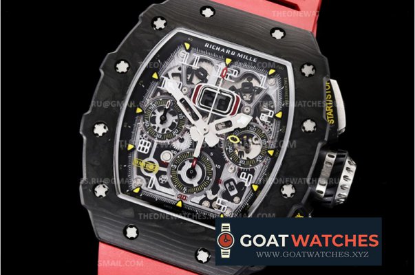 Richard Mille - RM011-03 Auto Flyback Chrono Red FC/RU KVF A7750