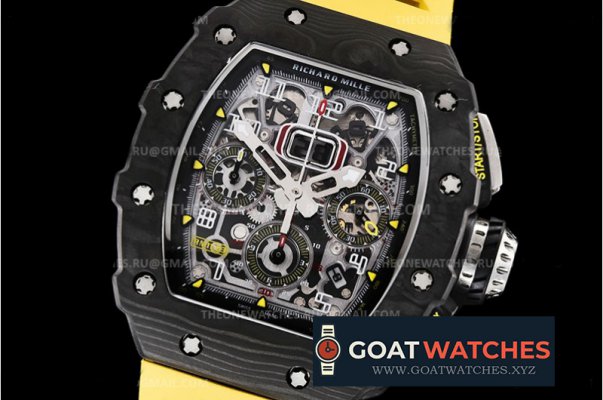 Richard Mille - RM011-03 Auto Flyback Chrono Yel FC/RU KVF A7750