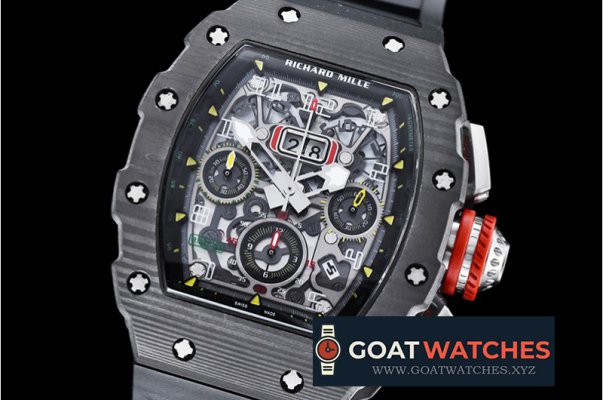 Richard Mille - RM011-03 Auto Flyback Chrono FC/VRU Blk A7750 Mod