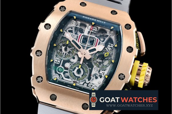 Richard Mille - RM011-03 Felipe Massa LE RG/VRU Grey Skele A7750 Mod