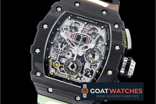 Richard Mille - RM011-03 Flyback Chrono FC/RU (Camo) KVF A7750 Mod