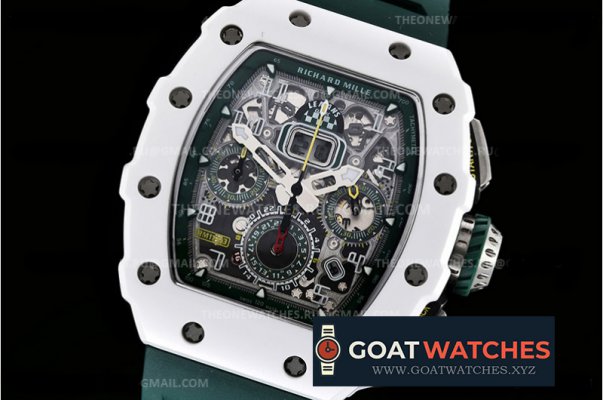 Richard Mille - RM011-03 Flyback Chrono Le Mans CER/RU Grn KVF A7750