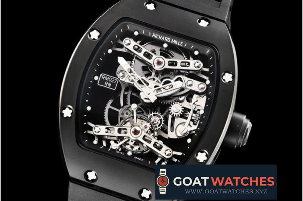 Richard Mille - RM027 Rafael Nadal Tourbillon PVD/TI/RU Blk Tourbillon