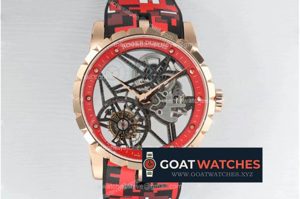 Roger Dubuis - Excalibur Flying Tourb Red RG/RU Ske BBR RD509SQ