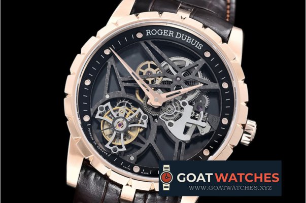 Roger Dubuis - Excalibur RDDBEX0392 Tourbillon RG/LE Skele Tourbillon