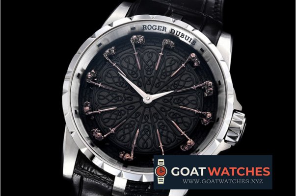 Roger Dubuis - Knights of the Round Table II SS/LE Blk ZF Miyota 9015