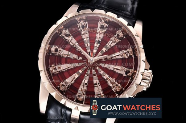 Roger Dubuis - Excaliber Knights Table RG/LE Red Jewel ZZF MY9015