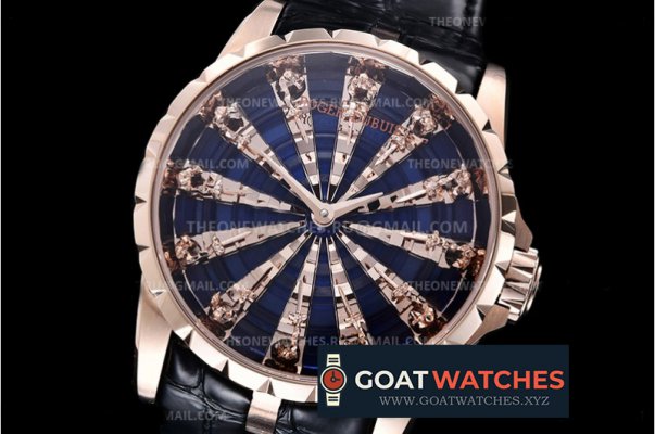 Roger Dubuis - Excaliber Knights Table RG/LE Blue Jewel ZZF MY9015