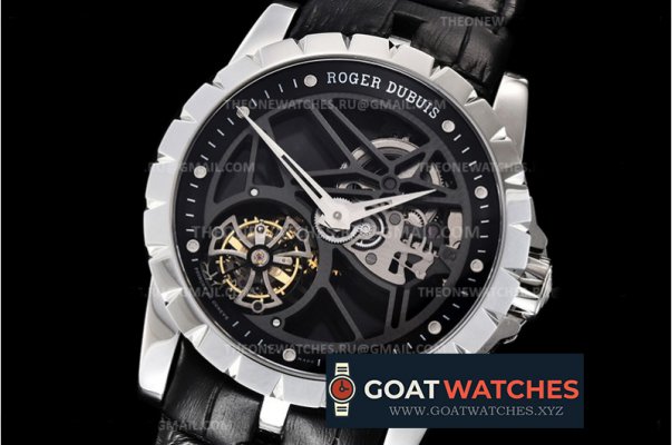 Roger Dubuis - Excalibur Skele Flying Tourb RDDBEX0392 SS/LE Ske JBF