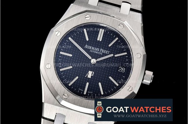 Audemars Piguet - Royal Oak Jumbo Extra Thin 15202 SS/SS Blue XF V2 A2121