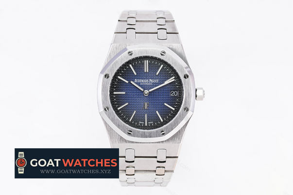 Audemars Piguet - Royal Oak 39MM 15202 Gradient Blue Textured Dial 316L SS/SS KZF Cal.2121