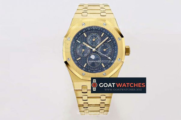 Audemars Piguet - Royal Oak Perpetual Cal 26574 YG/YG Blue BF A5134