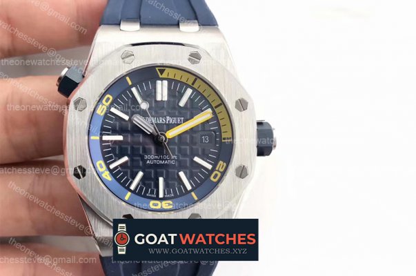 Audemars Piguet - Royal Oak Diver SS/RU Blue MY9015 Mod A3120