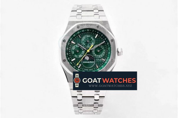 Audemars Piguet - Royal Oak Perpetual Cal 26606 SS/SS Green BF A5134