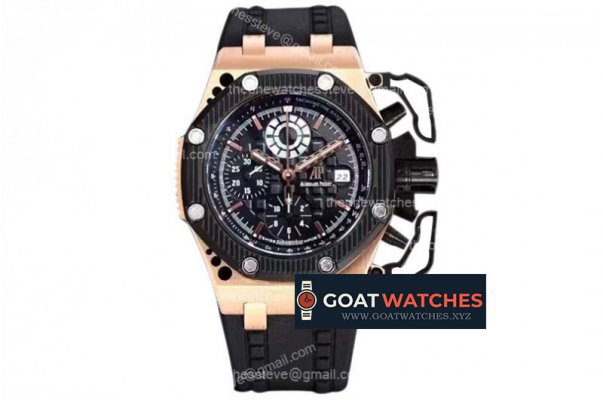 Audemars Piguet - AP ROO Survivor Ltd RG/RU Black A3126 Mod