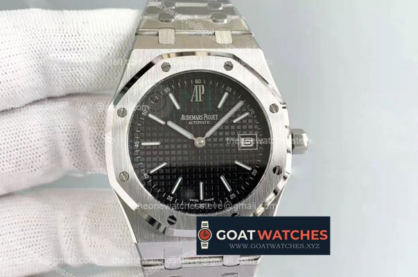 Audemars Piguet - Royal Oak Jumbo 15202 SS/SS Black 9015