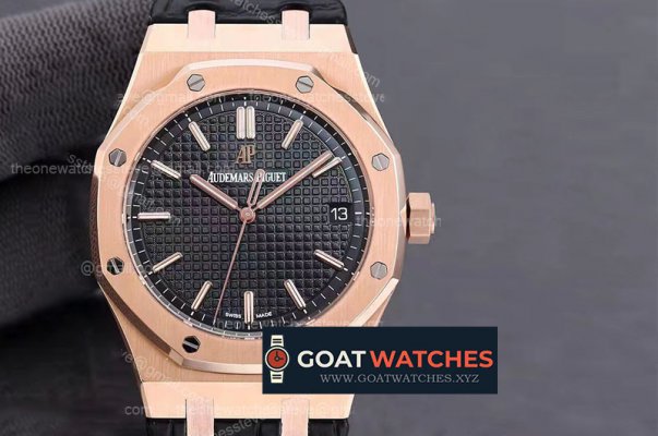 Audemars Piguet - Royal Oak 41mm 15500 RG/LE Black BF MY9015