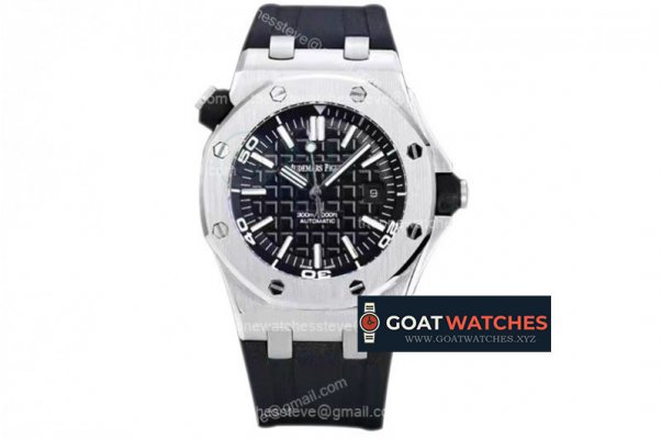 Audemars Piguet - Royal Oak Offshore Diver 42mm 15710 V2 SS/RU Black A3120