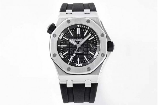 Audemars Piguet - Royal Oak 15703 SS/RU Black ZF V2 A2824