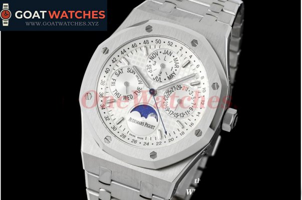 Audemars Piguet - Royal Oak Perpetual Cal 26574 SS/SS White APSF A5134