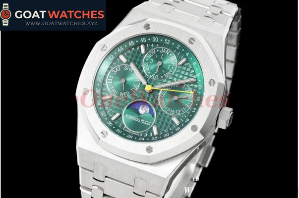 Audemars Piguet - Royal Oak Perpetual Cal 26574 SS/SS Green APSF A5134