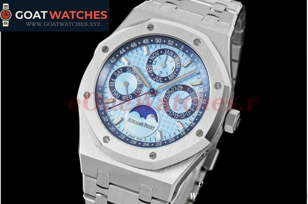 Audemars Piguet - Royal Oak Perpetual Cal 26574 SS/SS Ice blue APSF A5134