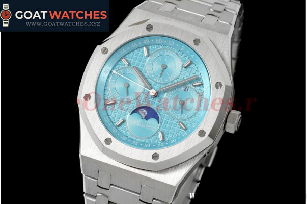 Audemars Piguet - Royal Oak Perpetual Cal 26574 SS/SS Tiffany blue APSF A5134