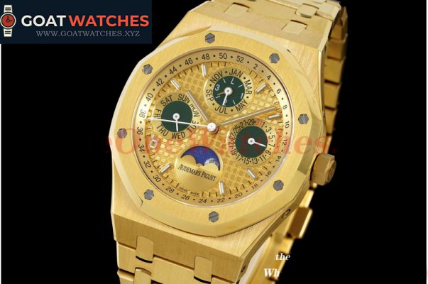 Audemars Piguet - Royal Oak Perpetual Cal 26574 YG/YG Gold/Stk APSF A5134