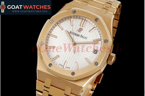 Audemars Piguet - Royal Oak 41mm 15500 RG/RG White/Stk ZF V2 A4302