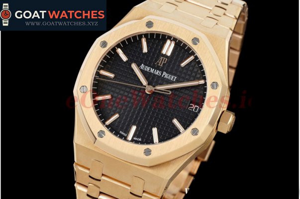 Audemars Piguet - Royal Oak 41mm 15500 RG/RG Black/Stk ZF V2 A4302