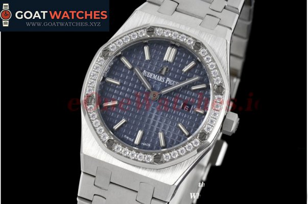 Audemars Piguet - Royal Oak Ladies 33mm SS/SS Blue Dial 8F Swiss Quartz