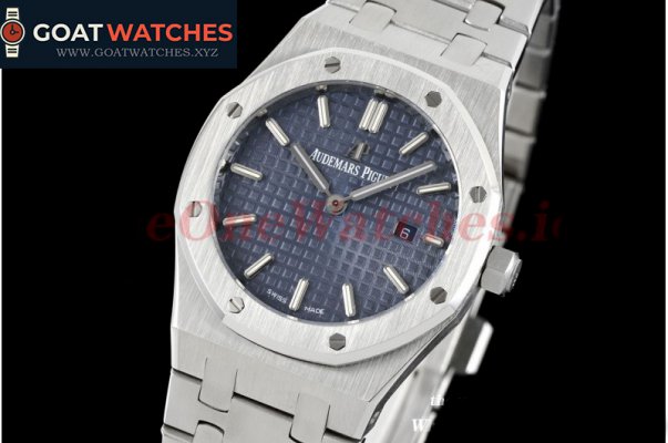 Audemars Piguet - Royal Oak Ladies 33mm SS/SS Blue Dial 8F Swiss Quartz