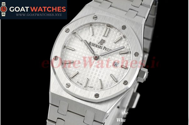 Audemars Piguet - Royal Oak Ladies 33mm SS/SS White Dial 8F Swiss Quartz