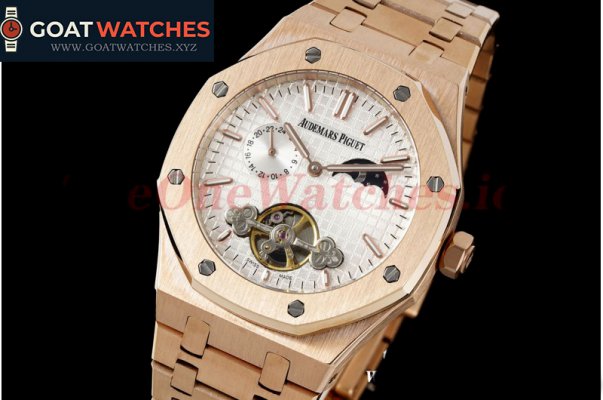 Audemars Piguet - Royal Oak Fake tourbillon RG/RG White/Stk ABF A23J(Erotic)