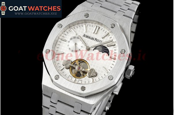 Audemars Piguet - Royal Oak Fake tourbillon SS/SS White/Stk ABF A23J(Erotic)