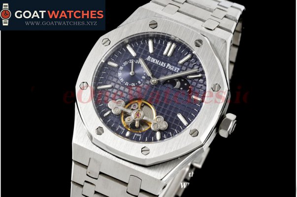 Audemars Piguet - Royal Oak Fake tourbillon SS/SS Blue/Stk ABF A23J(Erotic)