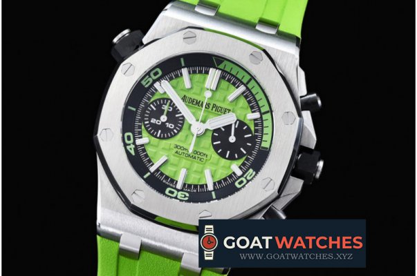 Audemars Piguet - Royal Oak Offshore Diver Chrono SS/RU L-Green JF A3126