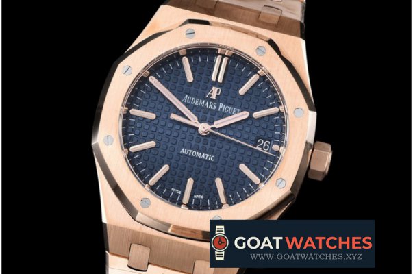 Audemars Piguet - Royal Oak 37MM RG/RG JF Blue AP 3120