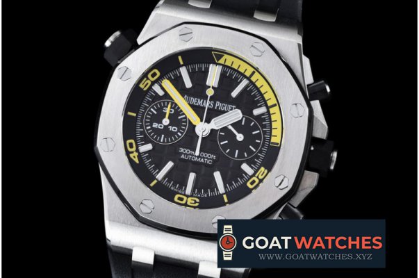 Audemars Piguet - Royal Oak Offshore Chrono 42MM SS/RU Black JF A3126