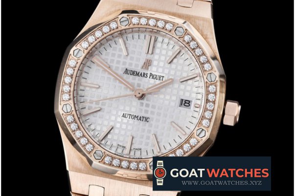 Audemars Piguet - Royal Oak 15400 RG/RG Diam White JHF M-9015/3120