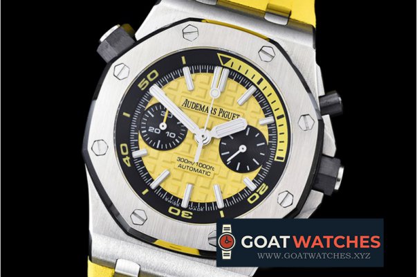 Audemars Piguet - ROO Basel 2016 Diver Chrono SS/RU JHF Yellow A7750 Mod3124