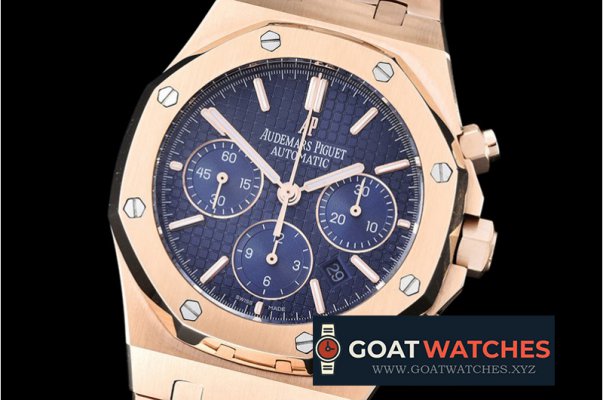 Audemars Piguet - Royal Oak Chronograph 26320ST RG/RG Blue JHF A7750